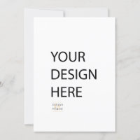 5x7 invitation custom print