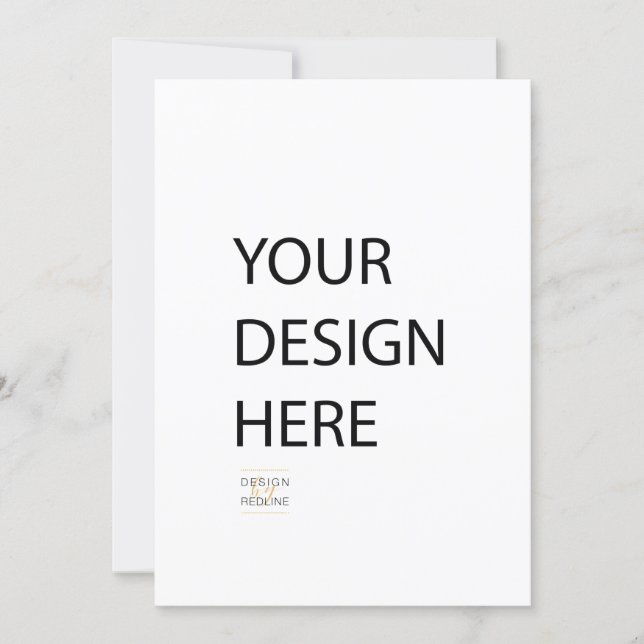 5x7 invitation custom print (Front)