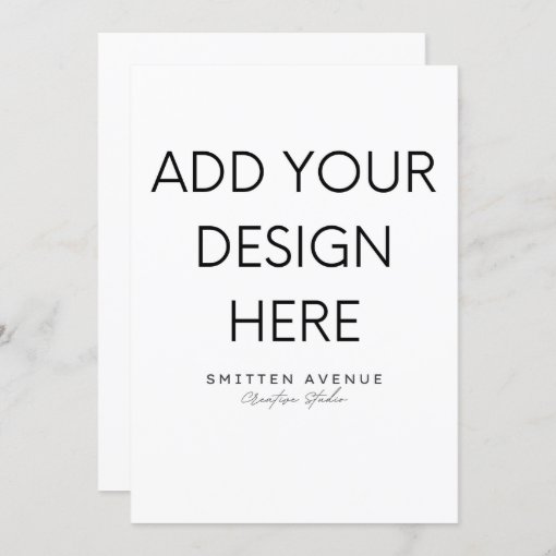 5x7" Invitation Printing Zazzle