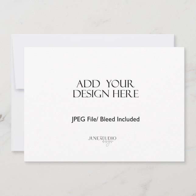 5x7" Landscape Card Printing  (Front)