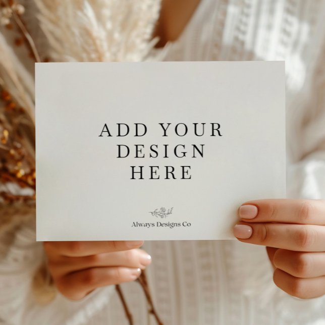 5x7" Landscape Invitation Printing (Creator Uploaded)