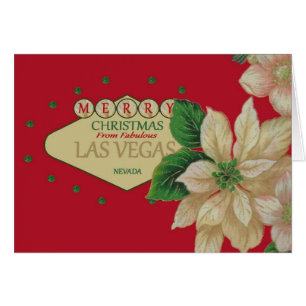 5x7 Las Vegas Christmas Card