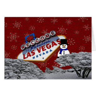 5x7 Las Vegas Christmas Card