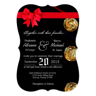 Marine Wedding Invitations Announcements Zazzle 5x7 Marine Dress Blues Uniform Wedding Invitation