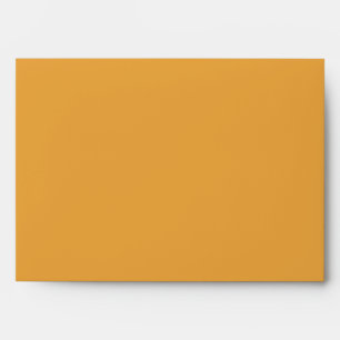 5x7 Orange Outside Polka Dot Inside Envelope