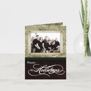 5x7 Personalized FOLDING PHOTO Christmas Card