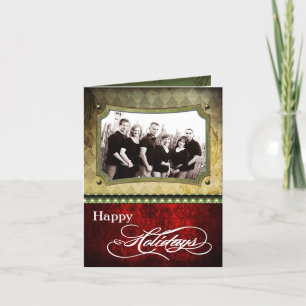 5x7 Personalized FOLDING PHOTO Christmas Card