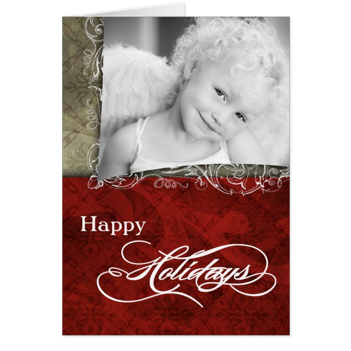 5x7 Personalized FOLDING PHOTO Christmas Card