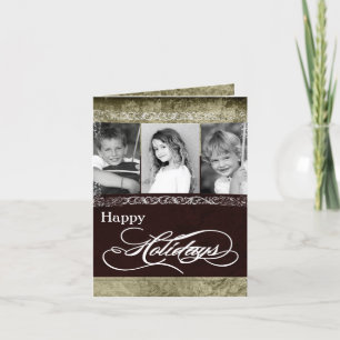 5x7 Personalized FOLDING PHOTO Christmas Card