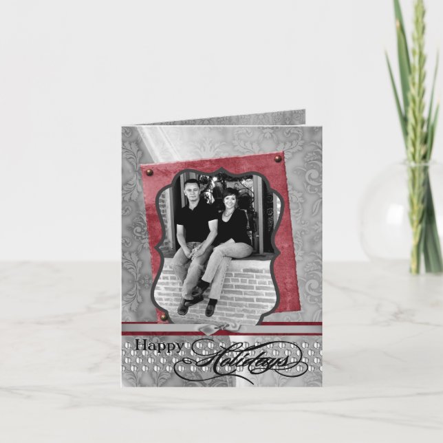 5x7 Personalized FOLDING PHOTO Christmas Card (Front)