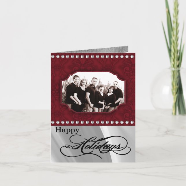 5x7 Personalized FOLDING PHOTO Christmas Card (Front)