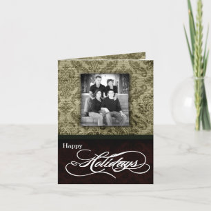 5x7 Personalized FOLDING PHOTO Christmas Card