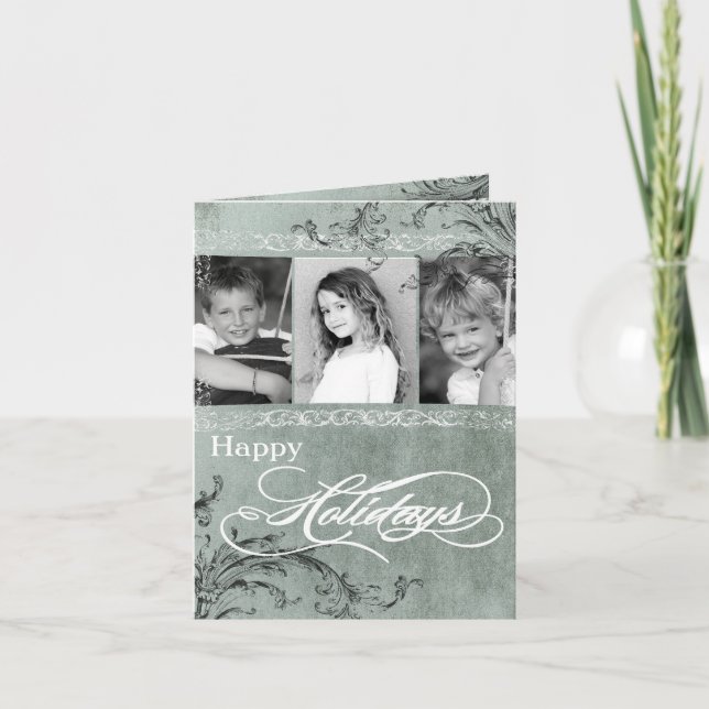 5x7 Personalized FOLDING PHOTO Christmas Card (Front)