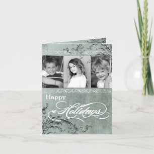 5x7 Personalized FOLDING PHOTO Christmas Card