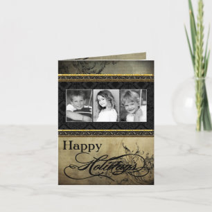 5x7 Personalized FOLDING PHOTO Christmas Card
