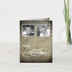 5x7 Personalized FOLDING PHOTO Christmas Card