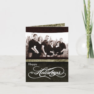 5x7 Personalized FOLDING PHOTO Christmas Card