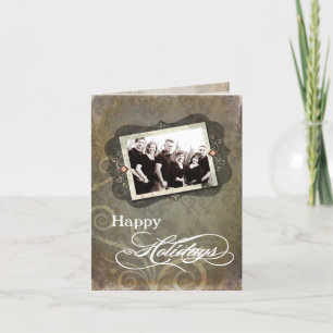 5x7 Personalized FOLDING PHOTO Christmas Card