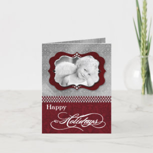 5x7 Personalized FOLDING PHOTO Christmas Card