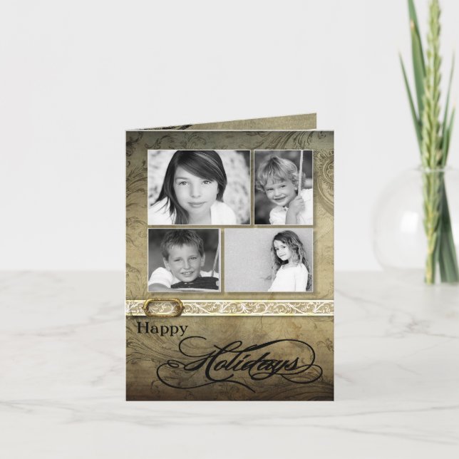 5x7 Personalized FOLDING PHOTO Christmas Card (Front)