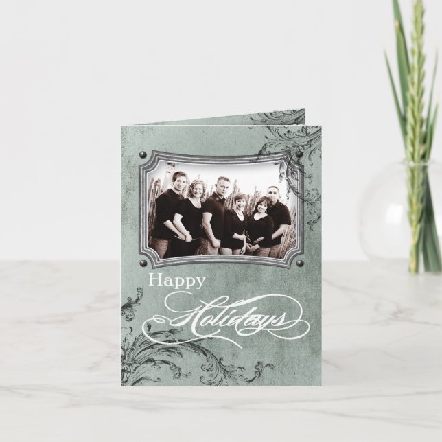 5x7 Personalized FOLDING PHOTO Christmas Card (Front)