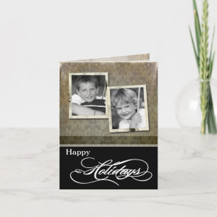 5x7 Personalized FOLDING PHOTO Christmas Card