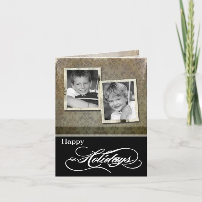 5x7 Personalized FOLDING PHOTO Christmas Card (Front)