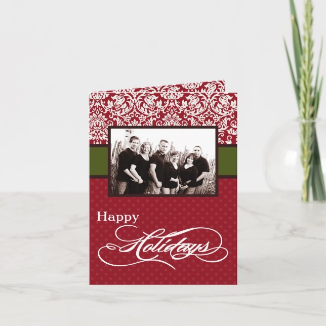 5x7 Personalized FOLDING PHOTO Greeting Card (Front)