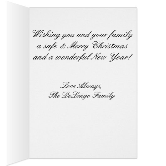 5X7 Photo Christmas Card (Inside (Right))