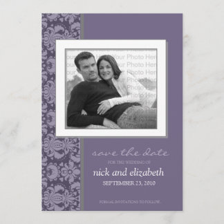 5X7 Pick YOUR OWN Color Baroque Save the Date 11