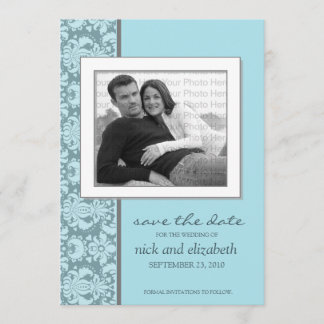 5X7 Pick YOUR OWN Color Baroque Save the Date 2