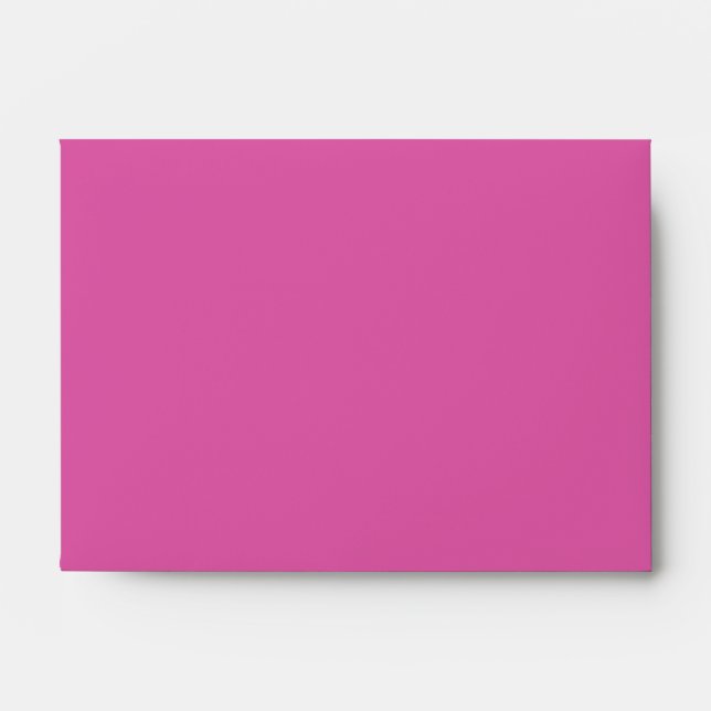 5x7 Pink Formal Invitation Envelope (Front)