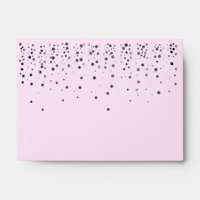 5x7 Pink Formal Invitation Envelope (Front)
