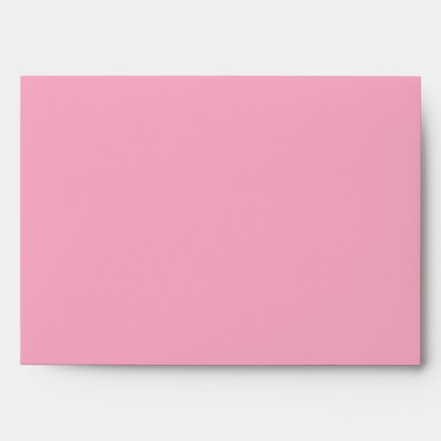 5x7 Pink Outside Brown Inside Envelope (Front)
