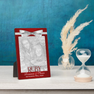 5x7 Ruby 40th Wedding Anniversary Photo Frame
