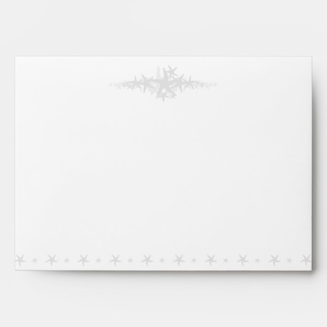 5x7 Sea Shells Summer Love and Sea Shell Envelope (Front)