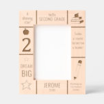 5x7 SECOND GRADE Elementary School Photo Custom Engraved Frames