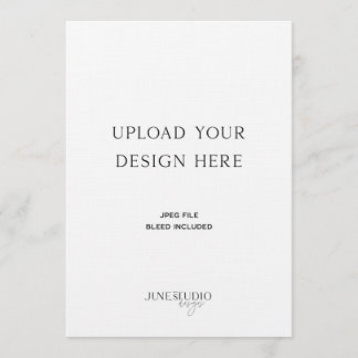 5x7" Single Sided Card Printing