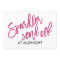 5X7 Sparkler Send-Off Sign-Brush Script (Magenta)
