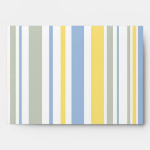 5x7 Striped Outside Polka Dot Inside Envelope