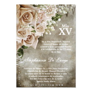 Minted Com Wedding Invitations Party Baby Shower 5x7 Vintage Roses Quinceanera Birthday Invitation