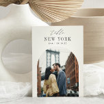 5x7 Wedding Travel Destination Photo Table Number<br><div class="desc">Add a special finishing touch to your wedding reception tables with these custom photo table number cards. Name each table after a memorable travel destination and add a photo and the destination name to these unique card holders. Your photo is aligned at the bottom in an arched layout, with the...</div>