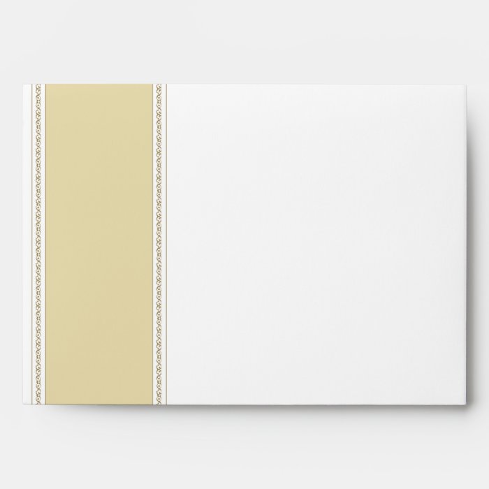 5x7 White Shells Sandy Beach Envelope