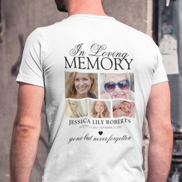 5x Picture In Loving Memory T-Shirt