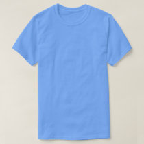 5x Plus Size Plain Carolina Blue T-Shirt
