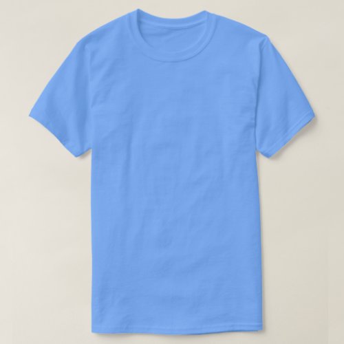 5x Plus Size Plain Carolina Blue T_Shirt