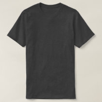 5x Plus Size Plain Charcoal Gray T-Shirt