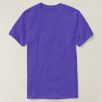 5x Plus Size Plain Purple Shirt