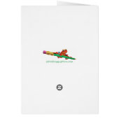 5yrs Custom birthday card Little Ladybug range (Back)