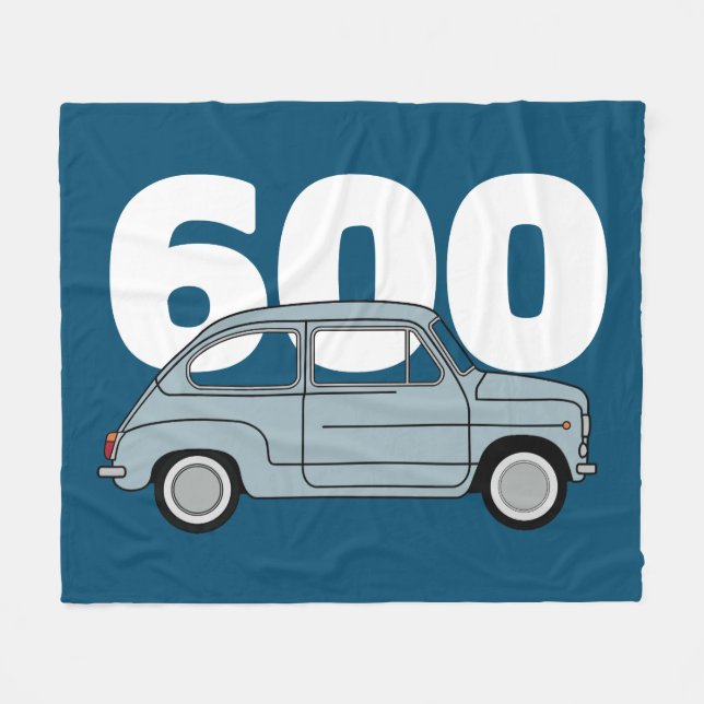 600 azul fleece blanket (Front (Horizontal))